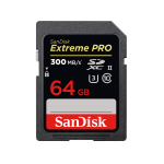   SanDisk Extreme Pro SDXC 64GB UHS-II 2000 (SDSDXDK-064G-GN4IN)
