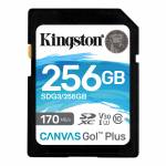   Kingston Canvas Go Plus SDXC UHS-I U3 V30 256GB Class10 (SDG3/256GB)