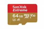   SanDisk Extreme microSDXC UHS-I U3 64GB Class10 V30 170Mb/s (SDSQXAH-064G-GN6MN)