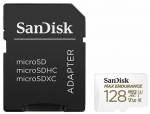   SanDisk Max Endurance microSDXC 128GB Class10 U3 V30 + SD adapter (SDSQQVR-128G-GN6IA)