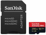   SanDisk Extreme Pro microSDXC Class 10 UHS Class 3 V30 A2 200MB/s 256GB (SDSQXCD-256G-GN6MA)