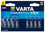  Varta LongLife Power AAA LR03 BL8